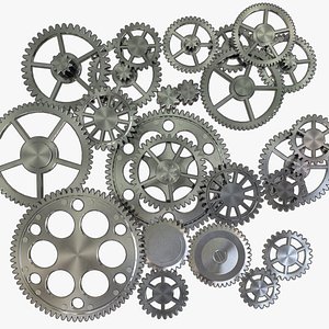 Ten kinds of gear with animation