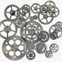 Ten kinds of gear with animation