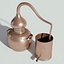 Distillatore di rame vintage
