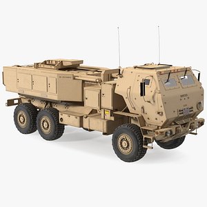 M142 HIMARS Multiple Rocket Launcher Rigged