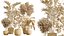 AV Indoor Plants Set 547 Banana Olive China Orange Tree Cat Reed Palm