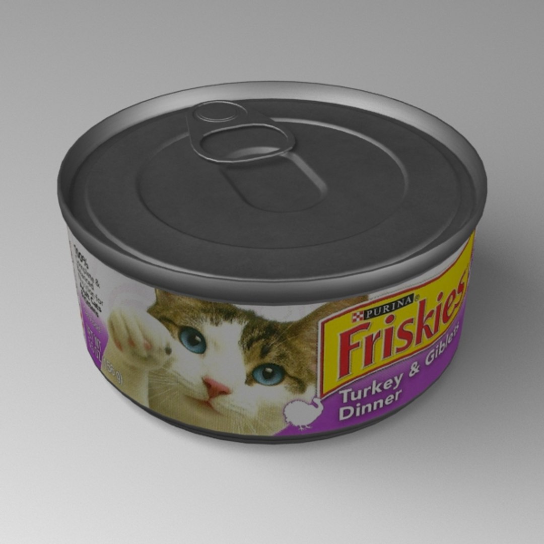 3d Pet Food Model