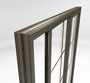 sliding window 3D model