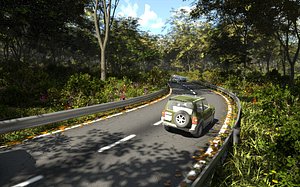 forest blender 3D model