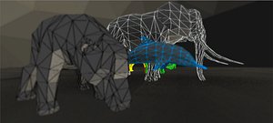 animals polys 3D model