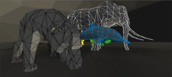 Animals polys 3D model - TurboSquid 1182813