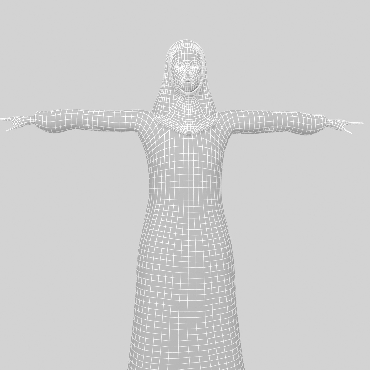 Nun rigged 3D model - TurboSquid 1336176