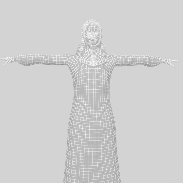 Nun Rigged 3d Model - Turbosquid 1336176