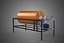 ROTARY TUMBLER DRUM COMPOSTING REACTOR COMPOSTER COMPOST MACHINE