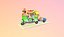 3D model indian tuk taxi