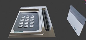 ecurity keypard lock key 3D model