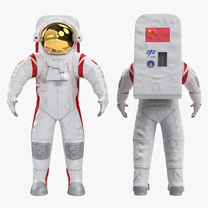 Moon landing suit Guanghan  space suit 3D