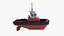 3D towing ship vessel model