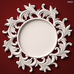 3d model of mirror frame stl cnc