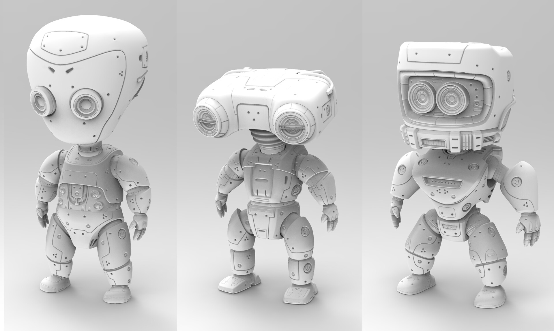 3D robot kids model TurboSquid 1695337