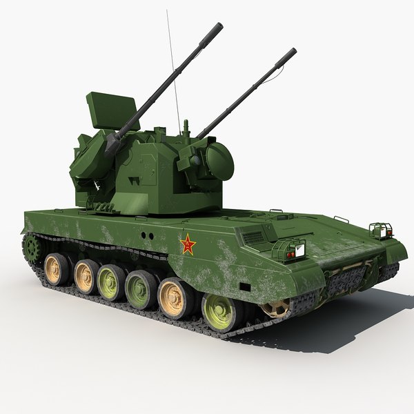 中国PGZ - 09自走対空銃3Dモデル - TurboSquid 1421024