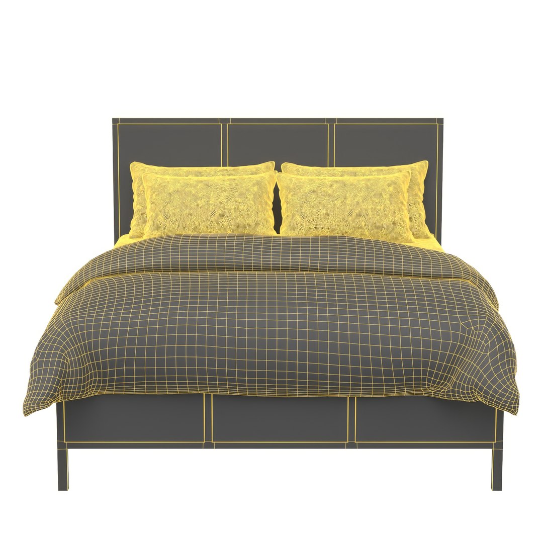 Sydney Queen Bed 3D Model TurboSquid 2087284