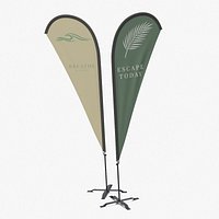 Feather Flag - Resort and Beach Custom Banner