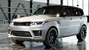 2020 Land Rover Range Rover Sport HST 3D model