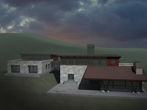 modern house 3d model