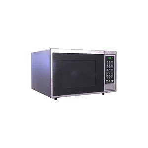 Microwave V1 Kitchen Appliance Game Ready PBR