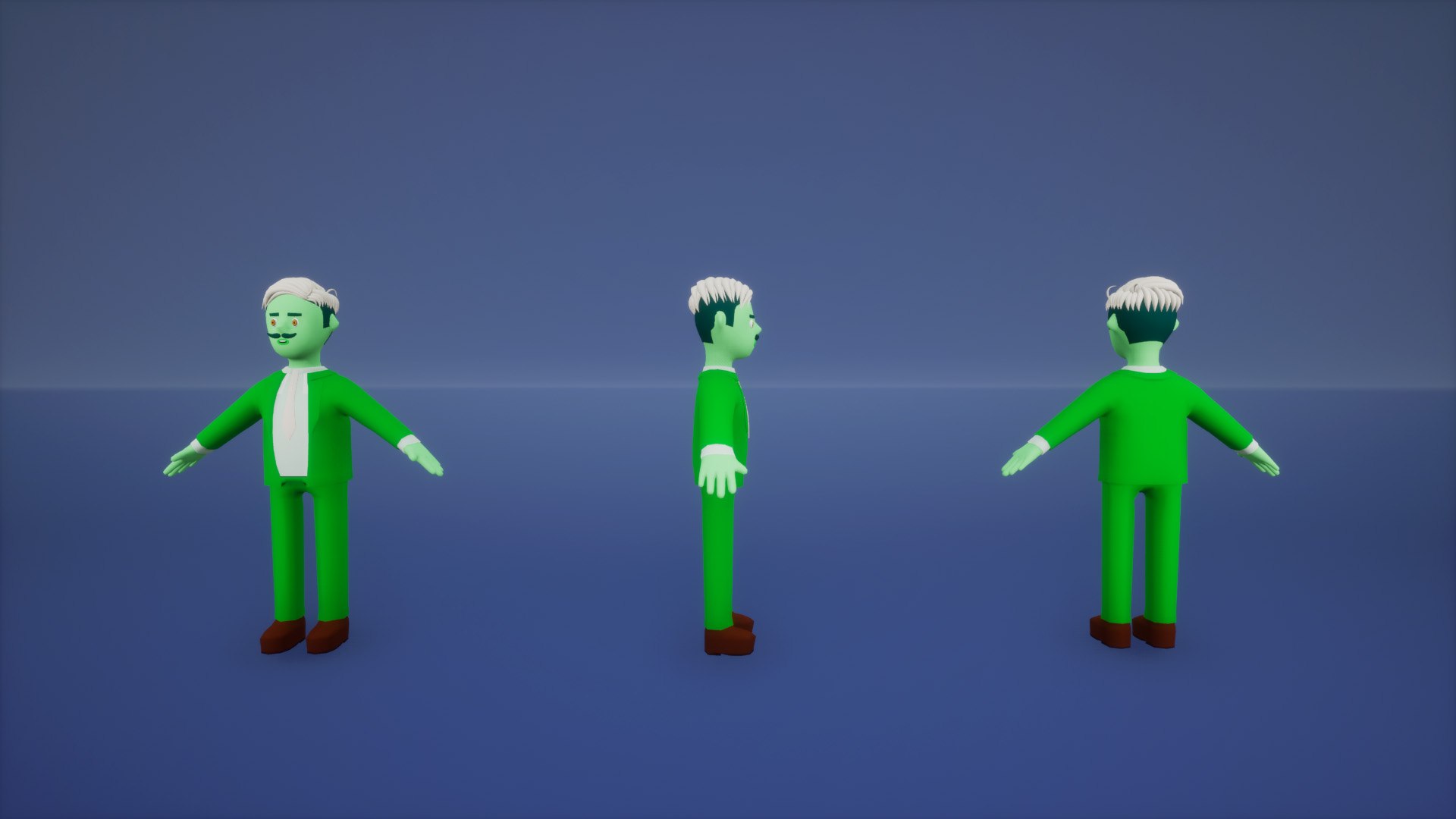 Businessman With Props Model - TurboSquid 2327233