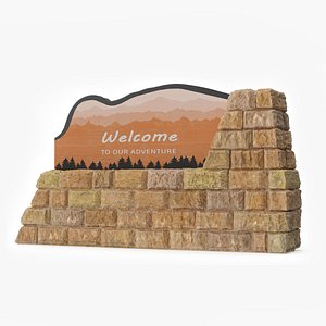 Stone Entrance Pillar