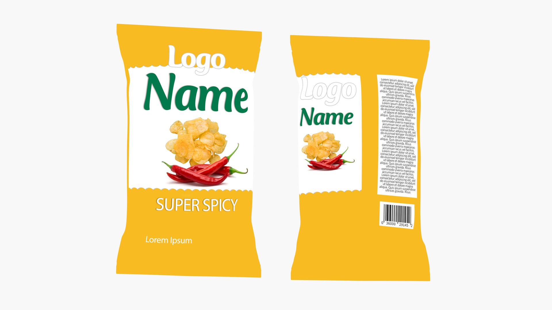 Chip Plastic Packet 3D Model - TurboSquid 2427529