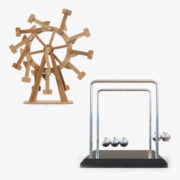 3D Rigged Perpetual Motion Machines Collection