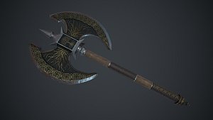 axe weapons 3D model