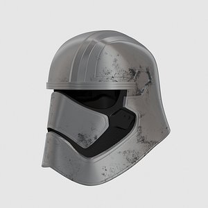 captain phasma helmet 3d model