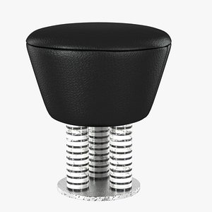 3d model stool leona