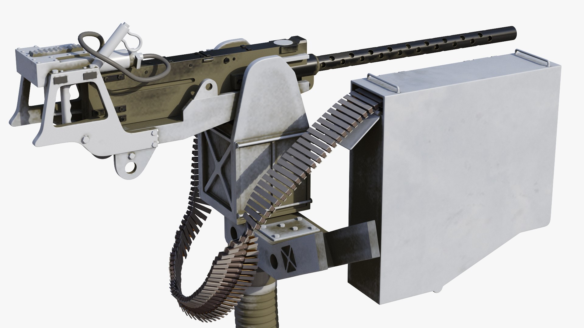 GAU 18 Heavy Machine Gun 3D Model - TurboSquid 2552127