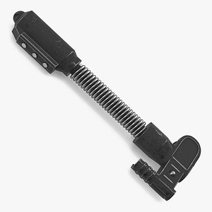 ram cylinder hydraulic sci fi 3d 3ds