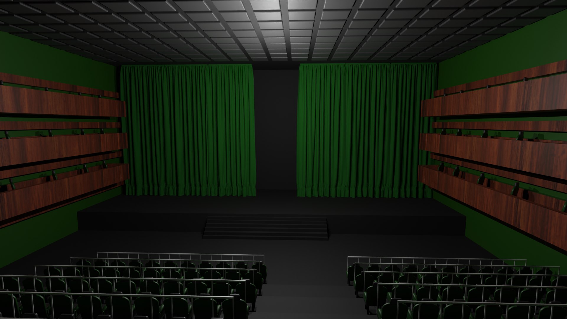 Theater Hall Interior 3D Model - TurboSquid 2159621