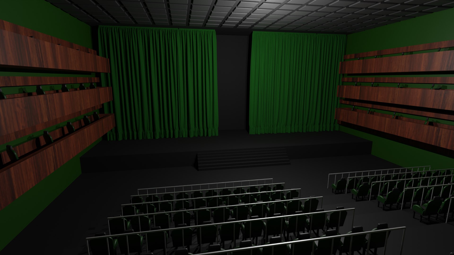Theater Hall Interior 3D Model - TurboSquid 2159621