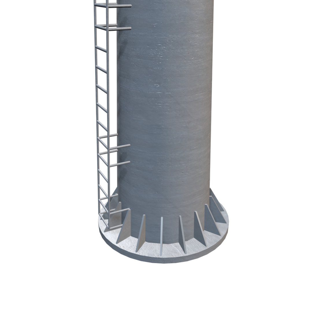 3d Ropeway Tower Model