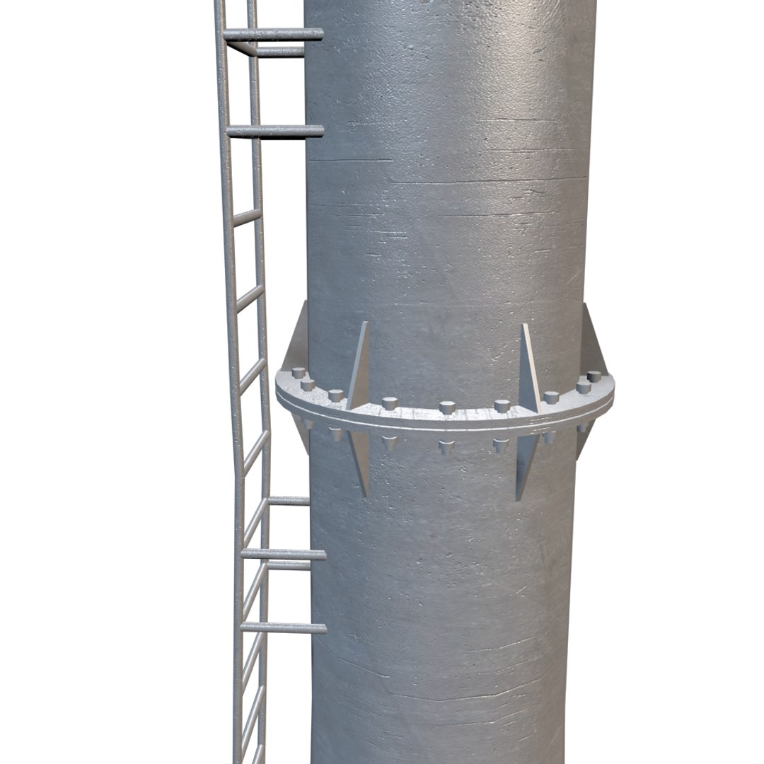 3d Ropeway Tower Model