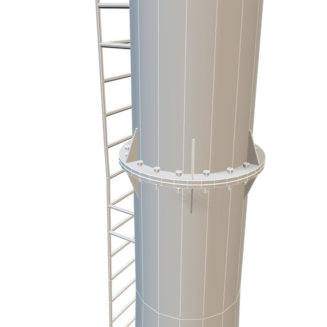 3d Ropeway Tower Model
