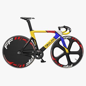 Dolan DF4 Carbon Track Bike Colored Rigged