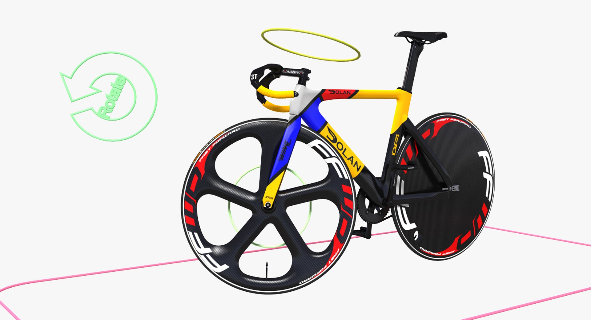 DOLAN DF4 カーボンフレーム Dolan DF4 Carbon Track Frameset