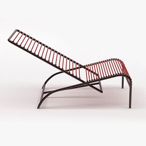 3D Rene Herbst Chaise Lounge