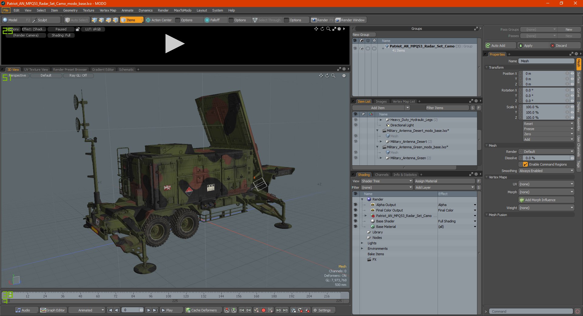 patriot mpq53 radar set 3D model https://p.turbosquid.com/ts-thumb/CT/5hxvty/KtP7s8r0/patriotanmpq53radarsetcamovray3dmodel030/jpg/1598438288/1920x1080/fit_q87/12afb60e0727dd00d1d4f573f5c434211f2d7671/patriotanmpq53radarsetcamovray3dmodel030.jpg