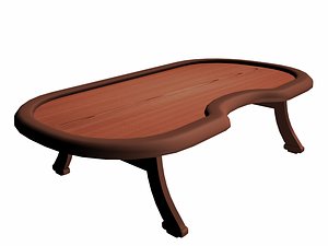 simple homemade table gaming 3d model