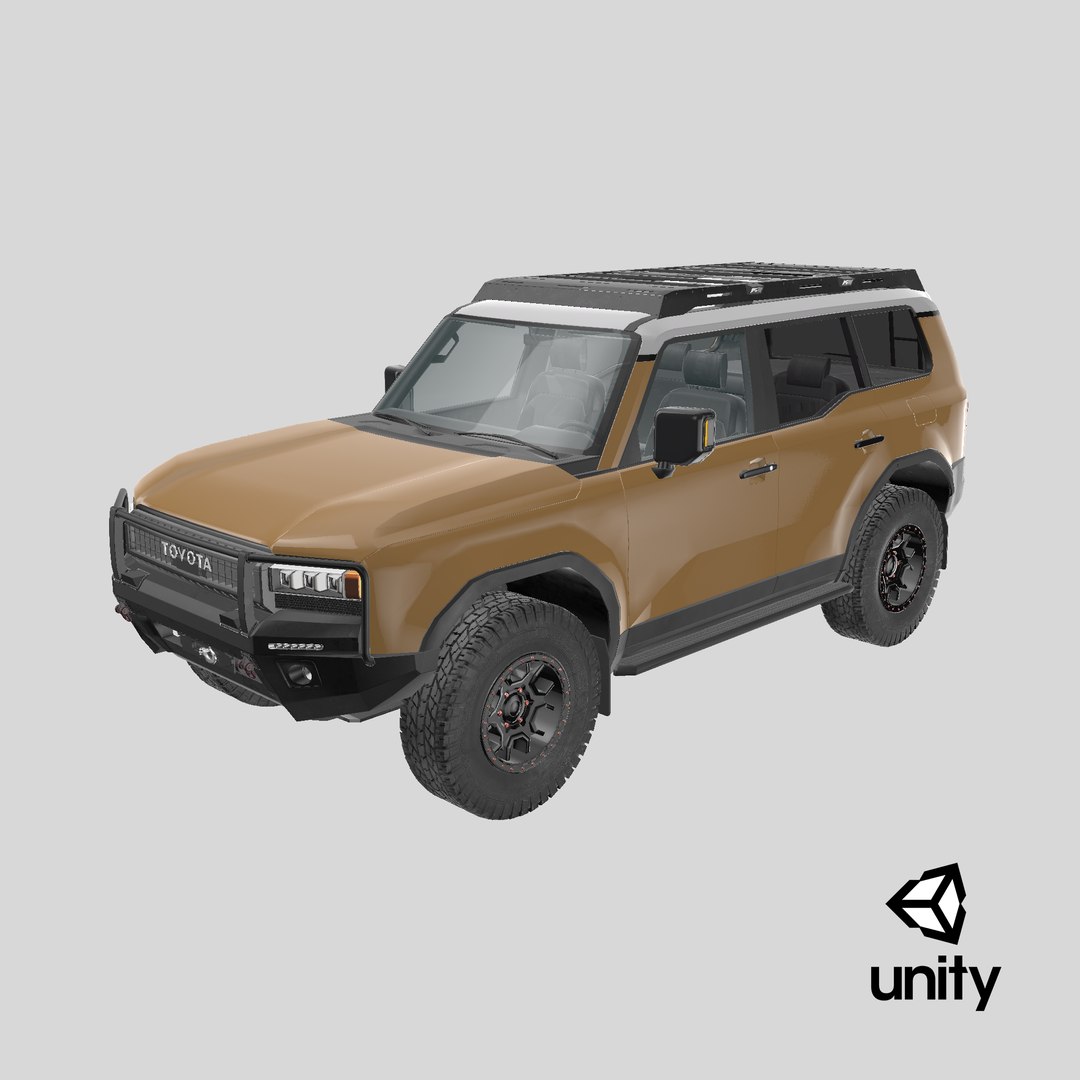 3D Toyota Land Cruiser 250 Offroad Modification model https://p.turbosquid.com/ts-thumb/CT/8MmU6N/yQ/stemcell_unity_render/png/1745275065/1920x1080/fit_q87/ba91fc1c125769e185bbe8934b0bb36d04a1f586/stemcell_unity_render.jpg