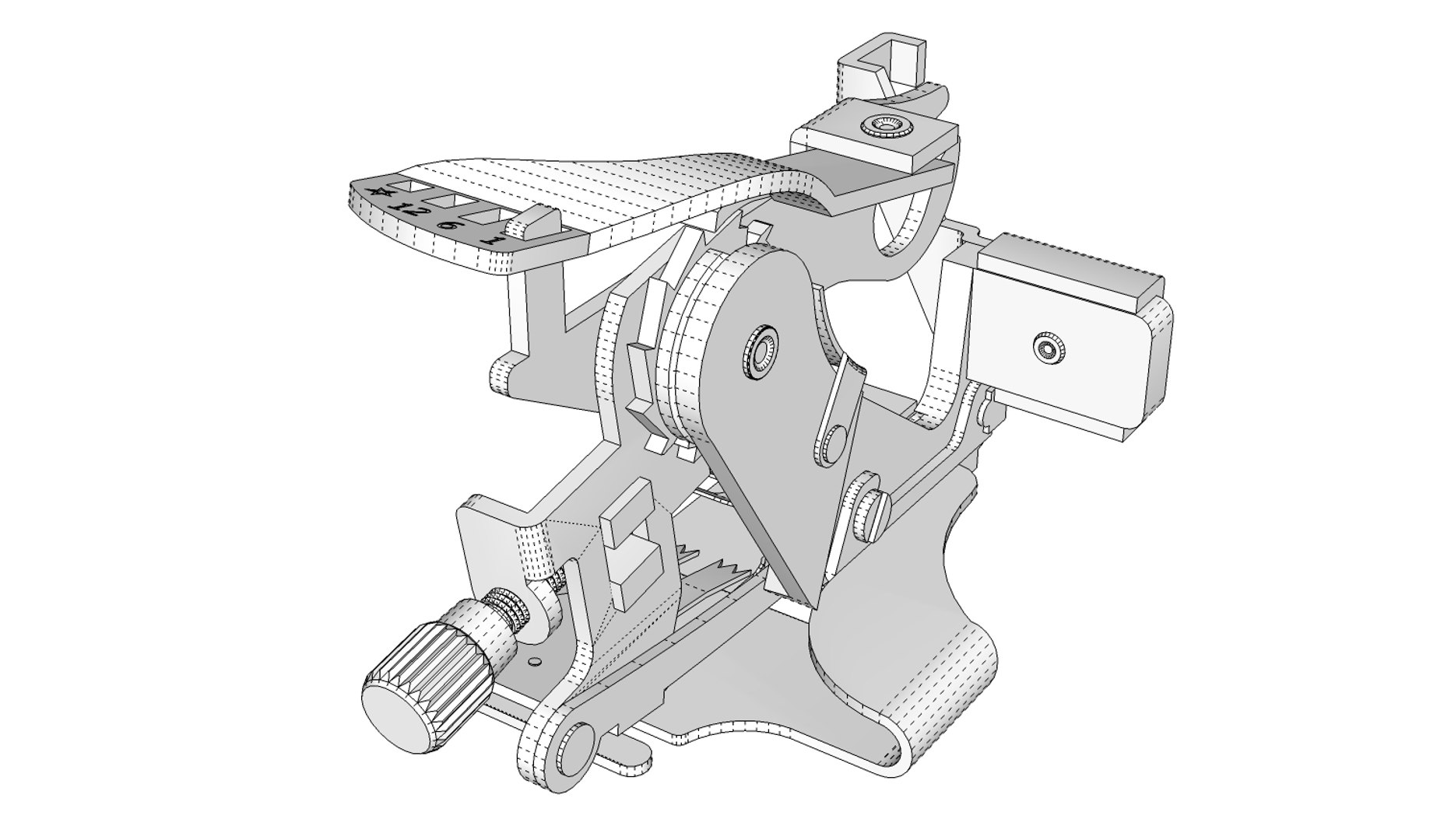 Ruffler Sew Machine Model - TurboSquid 1475714