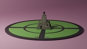 3D model ciudad mitad del