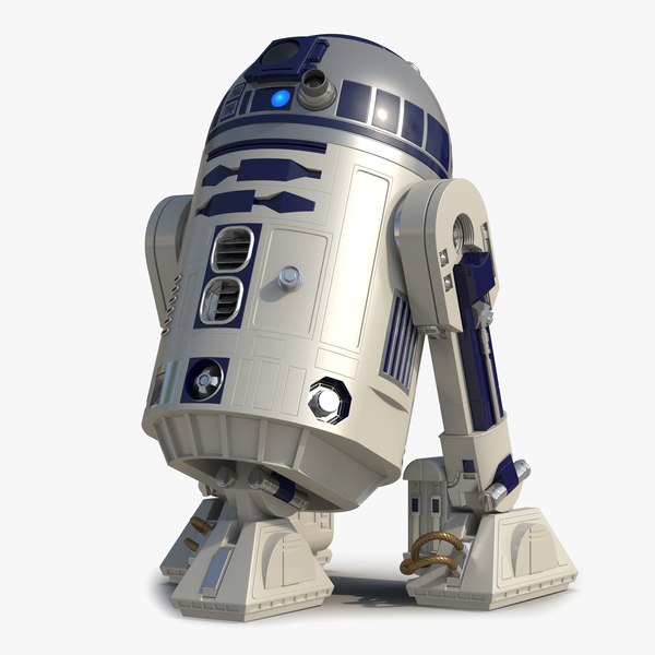 star wars character r2 d2 3d model