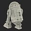 Star Wars Character R2 D2 3D Model