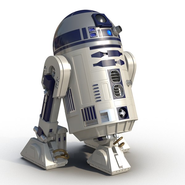 star wars character r2 d2 3d model